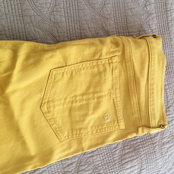 Rag & Bone mustard-colored cropped skinny jeans - Picture 10 of 14